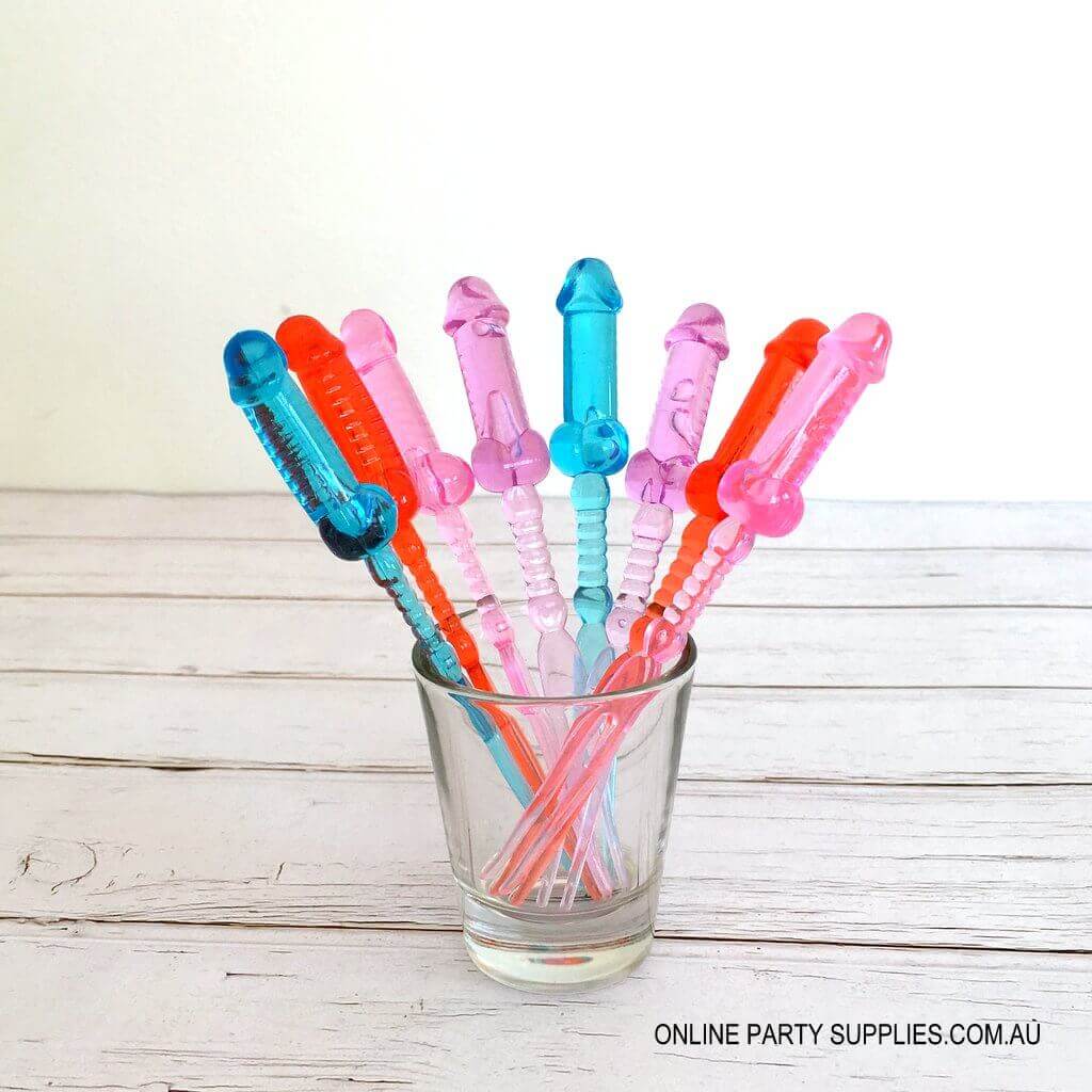 Online Party Supplies Naughty Hen Party Wedding Penis Shaped Cocktail Forks