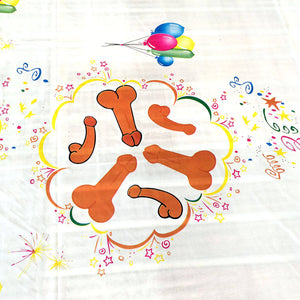 185cm x 132cm Online Party Supplies Naughty Adult Party Penis Tablecloth