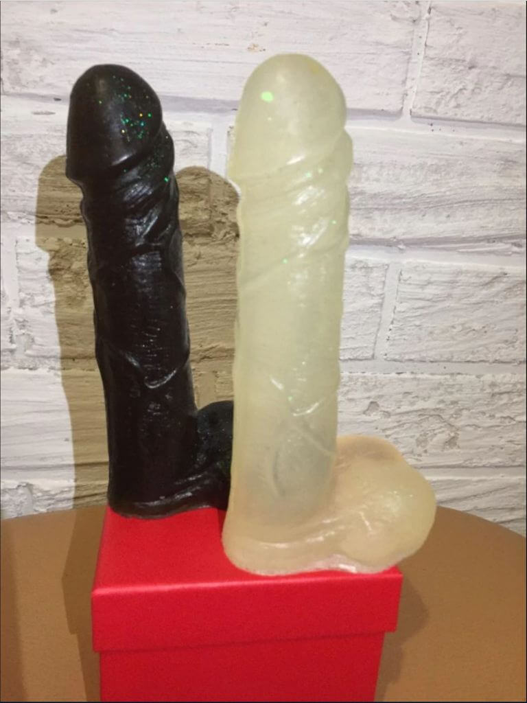 Online Party Supplies 3D Penis Shaped Silicone Candle Soap Chocolate Mold