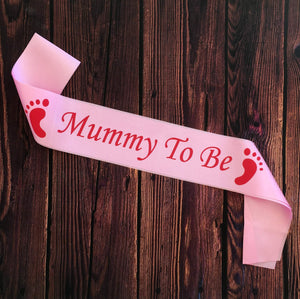 Online Party Supplies Pink Mummy To Be Baby Shower Satin Sash One size fits most