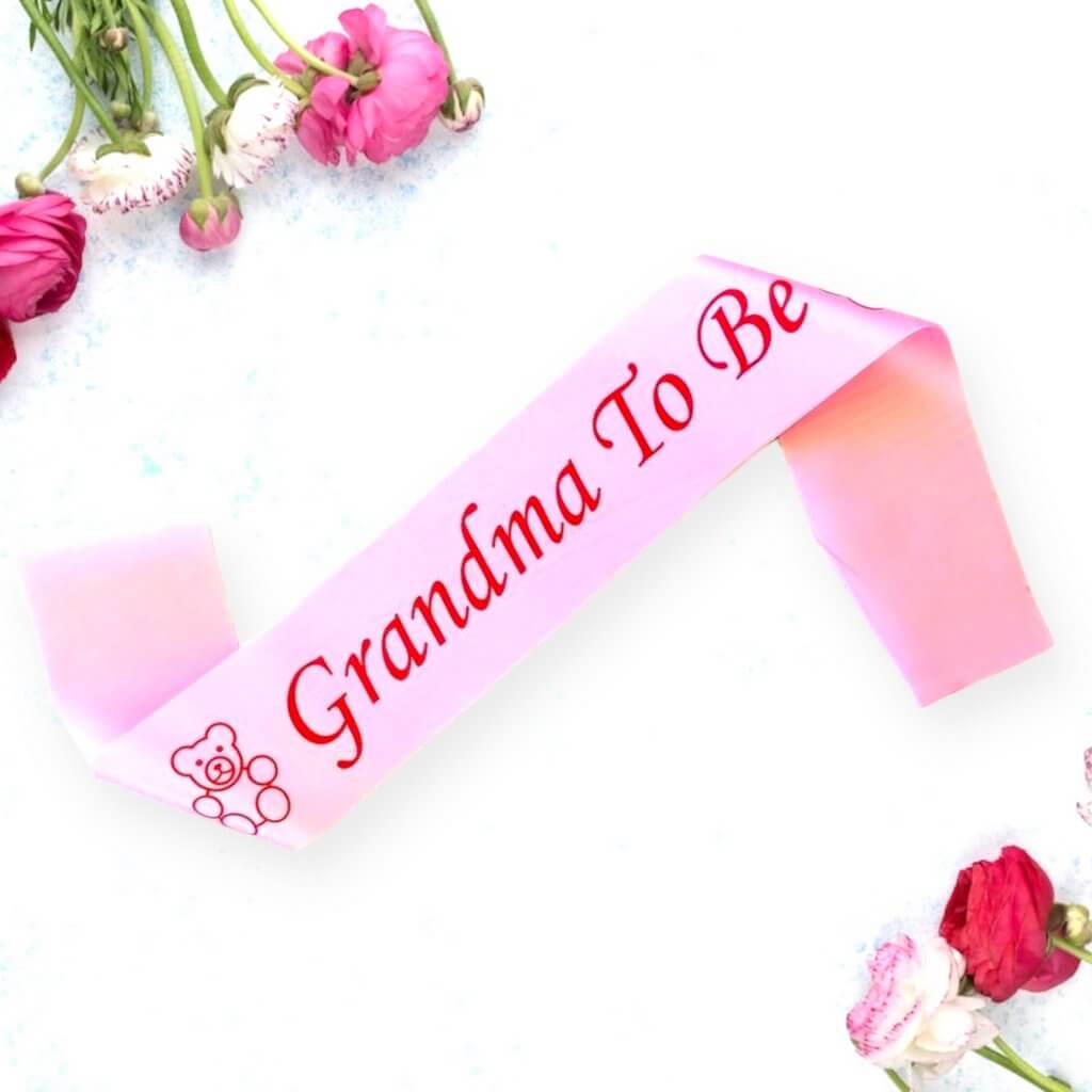 Parents & Grandparents-to-Be Award Ribbon Baby Shower Accessory