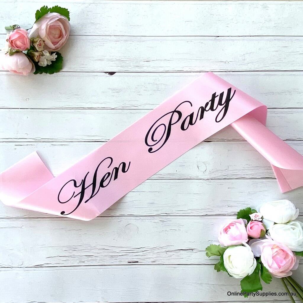 bridal party sashes australia