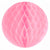 Classic Pink Paper Honeycomb Ball - 4 Sizes