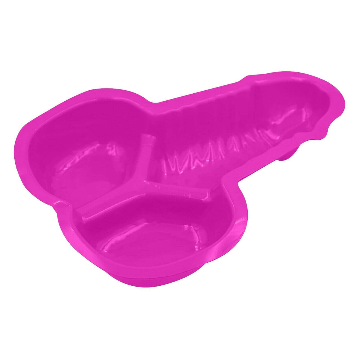 Naughty Adult Party Hot Pink Penis Plastic Candy Serving Tray