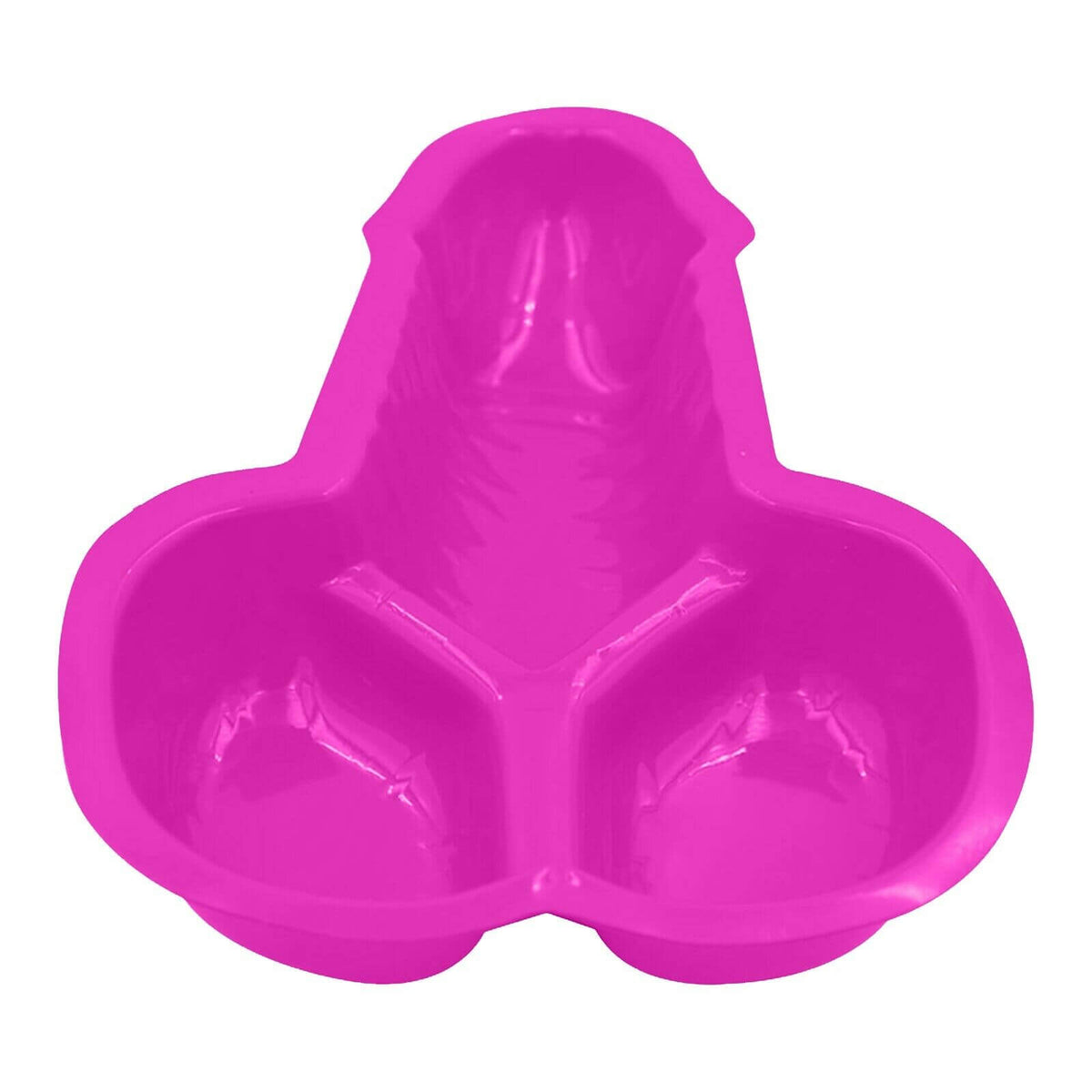 Naughty Adult Party Hot Pink Penis Plastic Candy Serving Tray