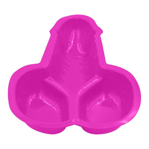 Naughty Adult Party Hot Pink Penis Plastic Candy Serving Tray