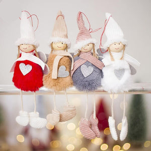 Online Party Supplies Christmas Love Angel Doll Hanging Ornaments