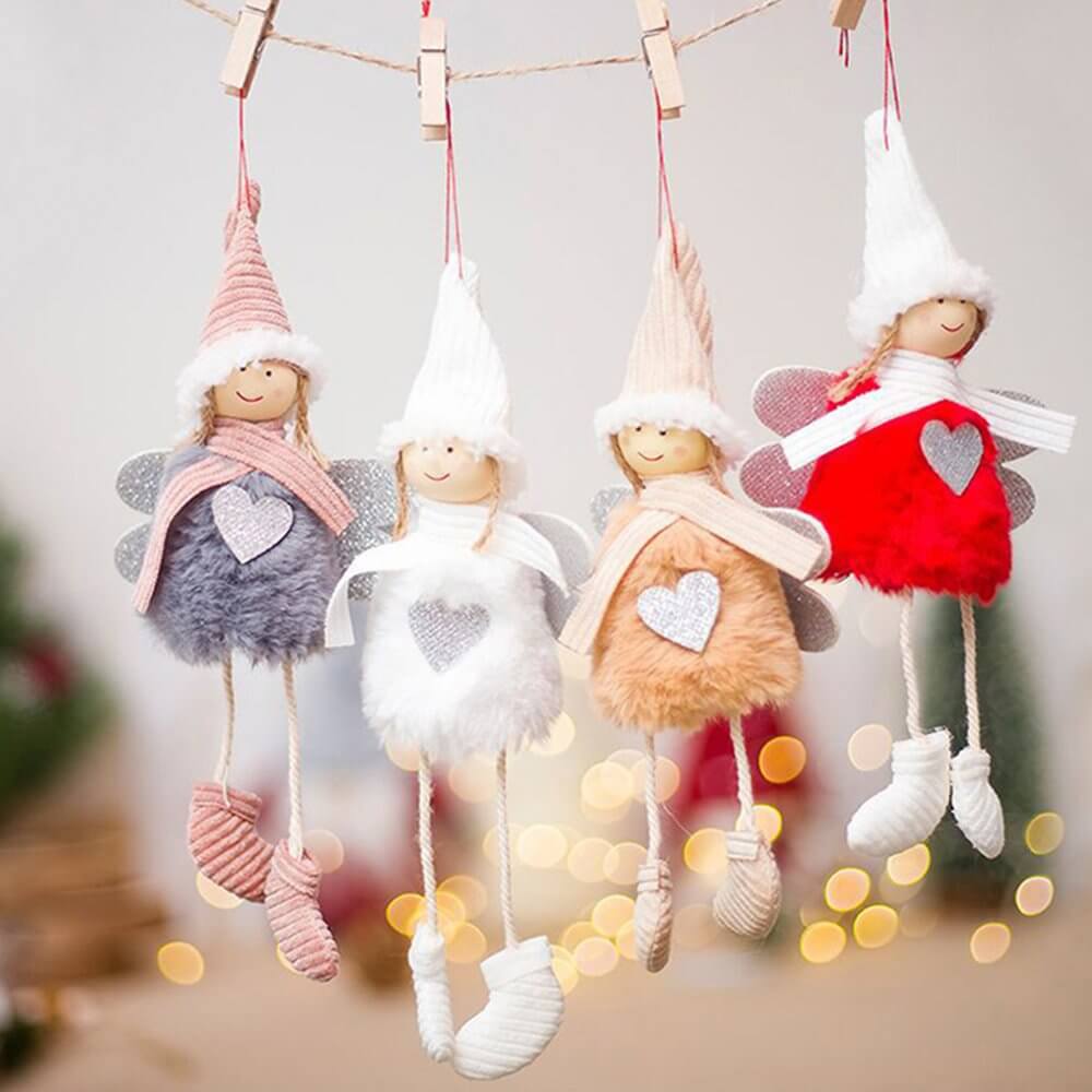 Online Party Supplies Christmas Love Angel Doll Hanging Ornaments