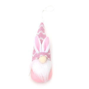 4pcs Plush Easter Bunny Gnome Hanging Ornaments - T