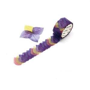 Purple Flower Petal Washi Tape Sticker 200 Roll