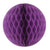 Decorative Purple Paper Honeycomb Ball - Paper Ceiling and Wall Hanging Party Decorations - Environment-friendly Alternatives to Foil and Latex Balloons