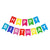 Online Party Supplies Rainbow Happy Birthday Paper Banner Party Decorations