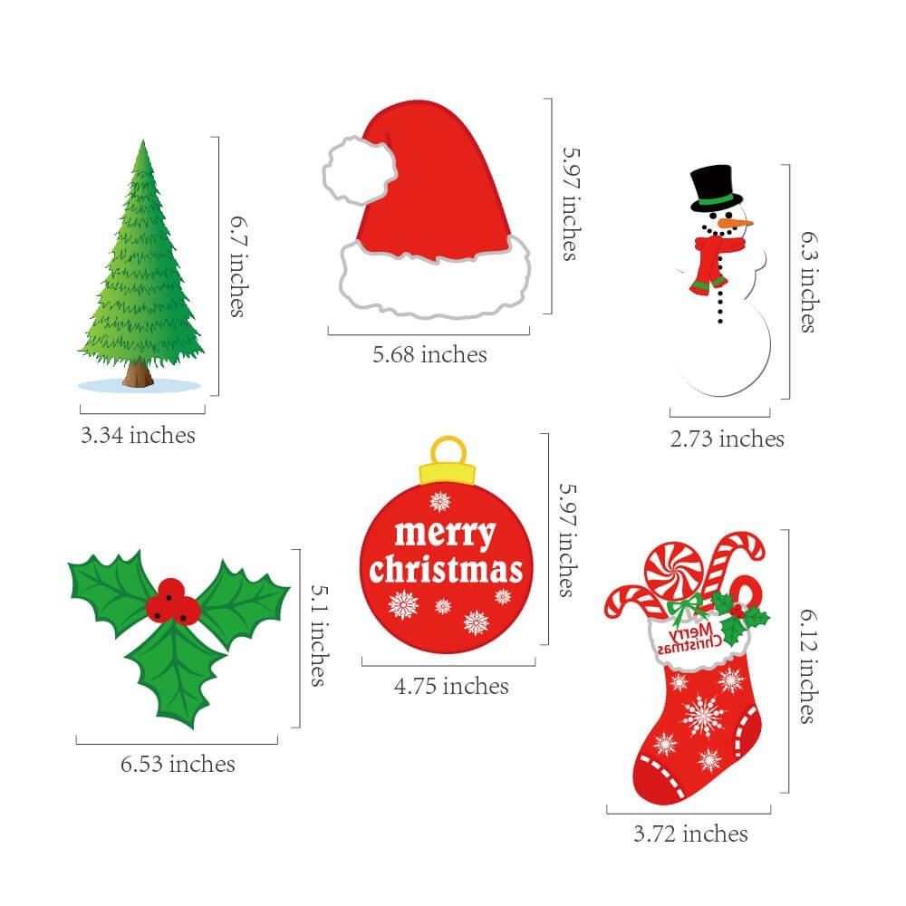 Merry Christmas Foil Hanging Spiral Swirls Decorations 30 Pack