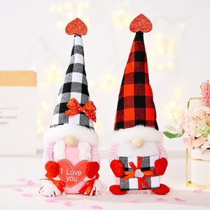 Valentine's Day I Love You Gnome Plush Elf