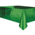 Rectangular Metallic Green Foil Tablecloth Cover - 137x274cm