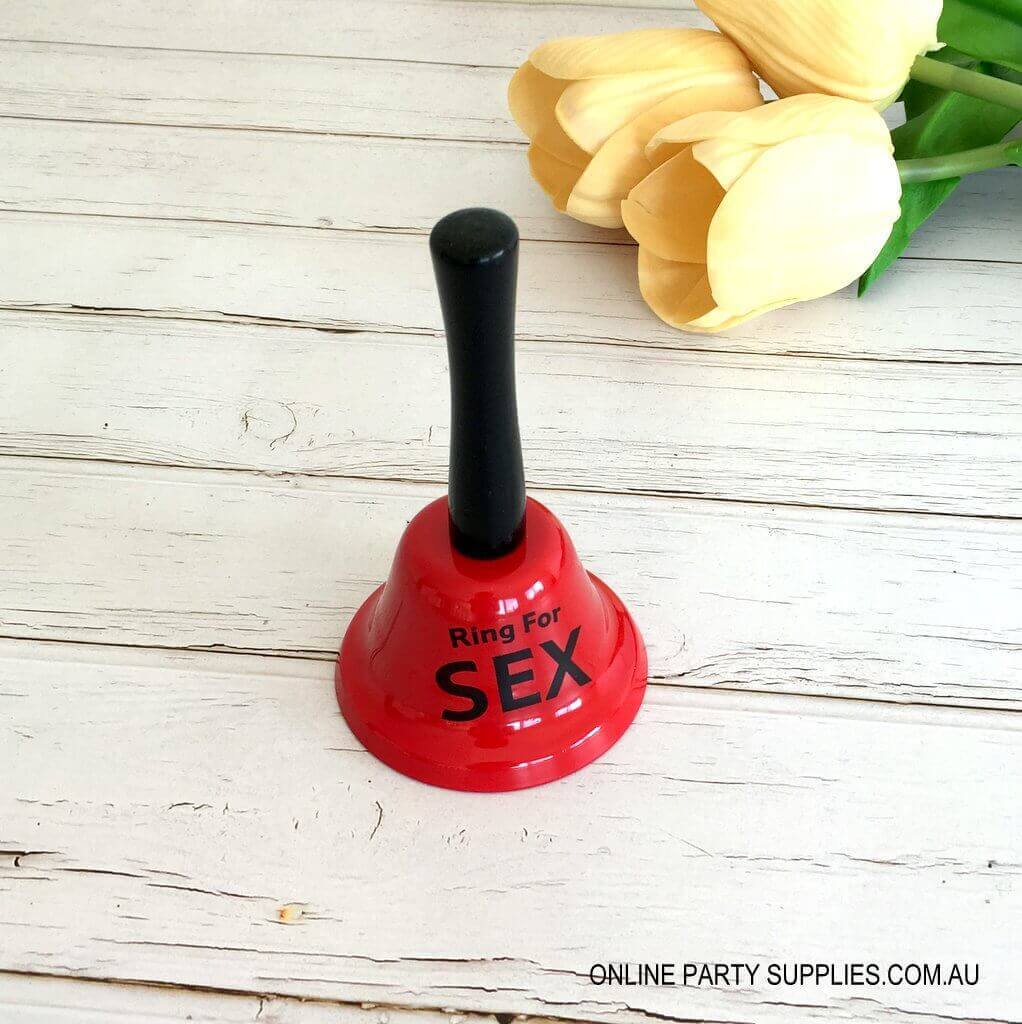 Red Ring for Sex Bell Naughty fun adults party presents Xmas Gifts for her for him