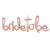 Rose Gold "Bride To Be" Script Foil Balloon Banner