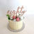 Rose Gold Mirror Acrylic 'eighty' Birthday Cake Topper