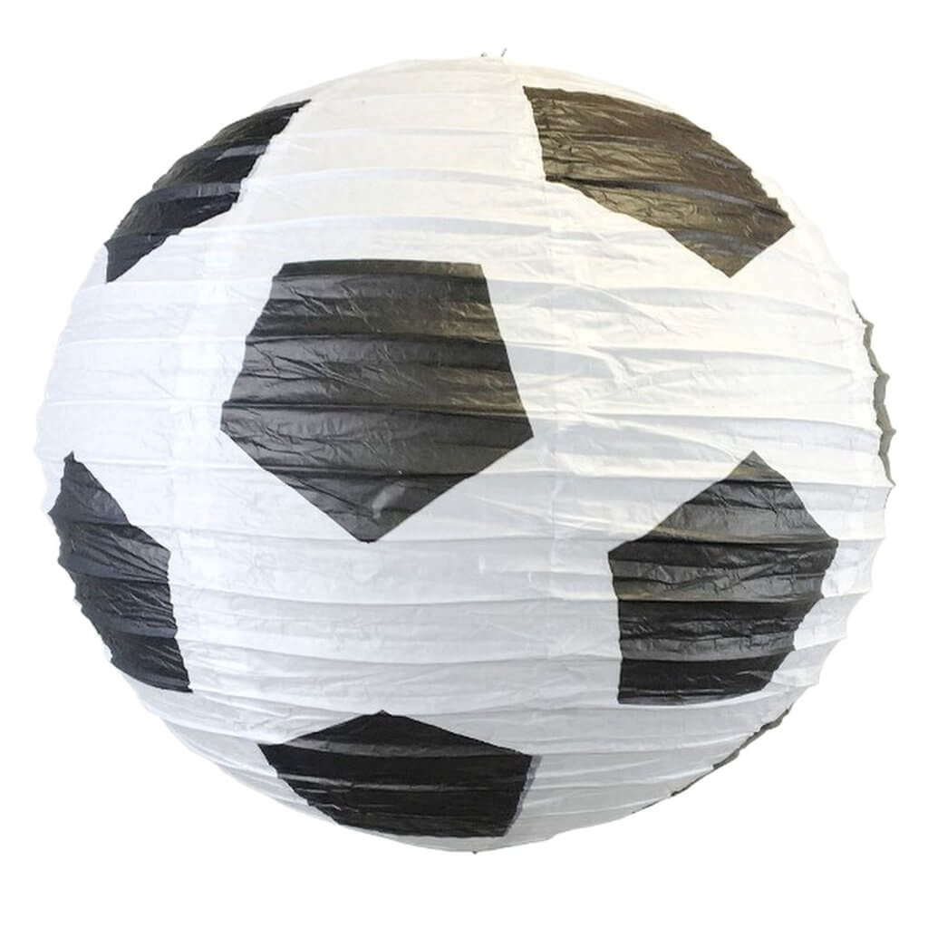 Soccer Ball Rice Paper Lantern