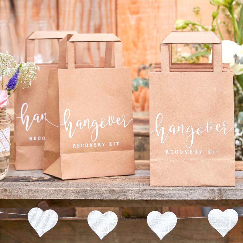 Ginger Ray Rustic Country Wedding Hangover Cure Bags