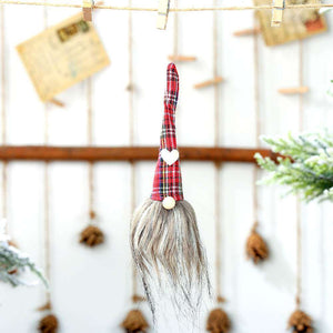 Faceless Christmas Gnome Tree Hanging Ornament