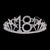 Silver Metal Rhinestone Diamante Number 18 with Stars Birthday Tiara