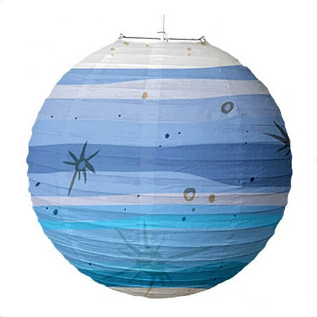 Solar System Rice Paper Lantern - Planet Mercury