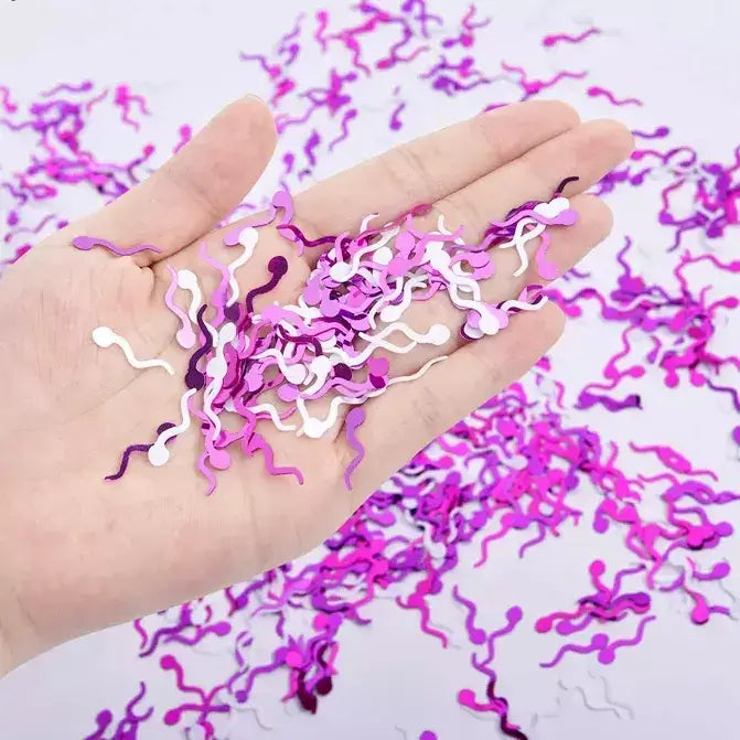 15g Sexy Naughty Adult Party Sperm Shaped Confetti Bag