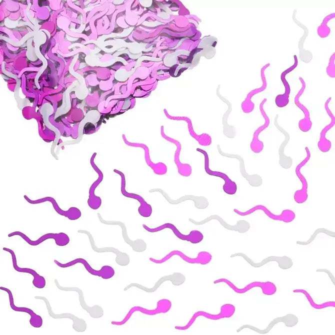 15g Sexy Naughty Adult Party Sperm Shaped Confetti Bag