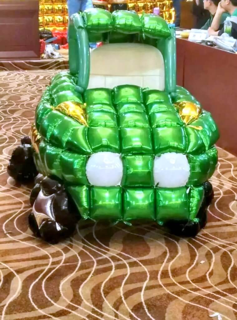 Double Row Square Foil Rain Curtain Balloon Wall Backdrop Background decorations