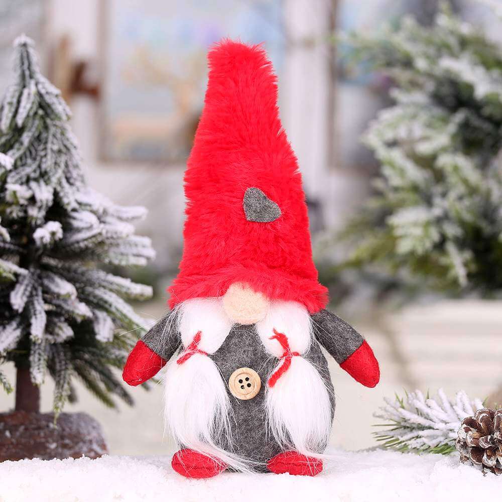 Stuffed Faceless Christmas Gnome Doll Toy
