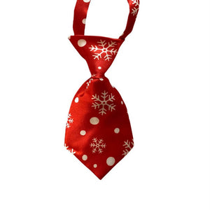 Cute Mini Christmas Neckties for Pets - Xmas Novelty and Costume and Outfit Accessories for Dogs and Cats