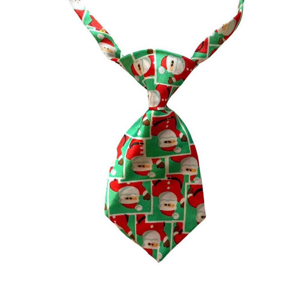 Cute Mini Christmas Neckties for Pets - Xmas Novelty and Costume and Outfit Accessories for Dogs and Cats