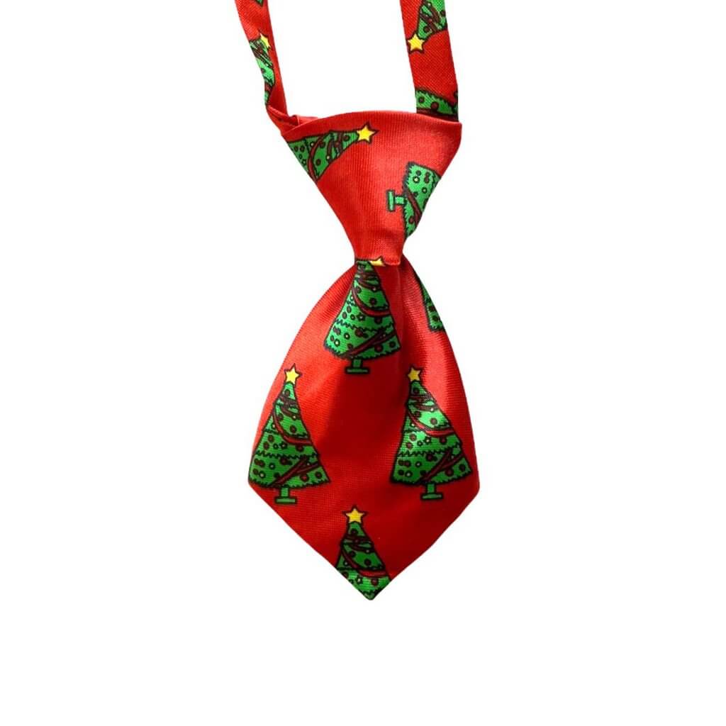 Cute Mini Christmas Neckties for Pets - Xmas Novelty and Costume and Outfit Accessories for Dogs and Cats
