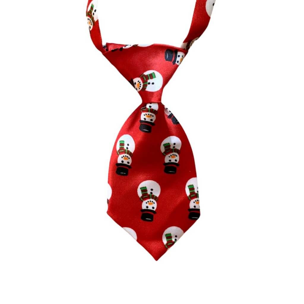 Cute Mini Christmas Neckties for Pets - Xmas Novelty and Costume and Outfit Accessories for Dogs and Cats