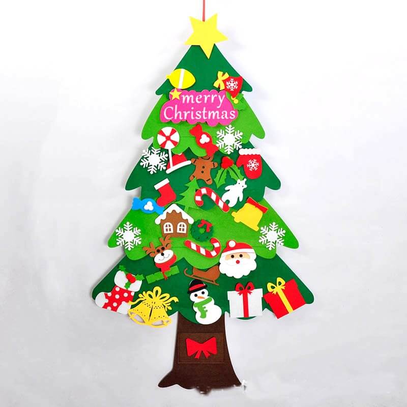 DIY Felt Christmas Tree Kit For Kids - Style P