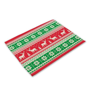 Christmas Table Placemat - 20 Designs - Holiday Tabletop Setting Decorations