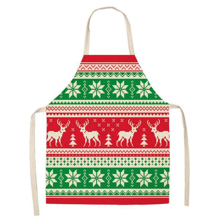 Christmas Apron for Adults - Christmas Kitchen Kitchen Decorating and Xmas Present Ideas for Mum and Wife