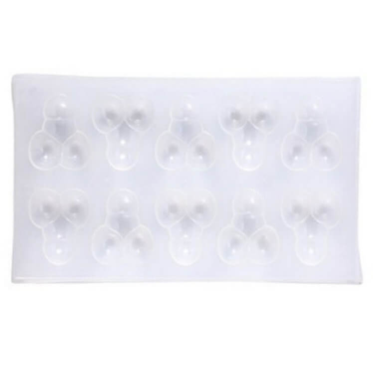 10-Holes 3D Plastic Sexy Penis Shaped Ice Cube Tray Mold - White