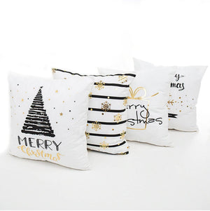 Bronze Christmas Decorative Cushion Covers - Online Party Supplies