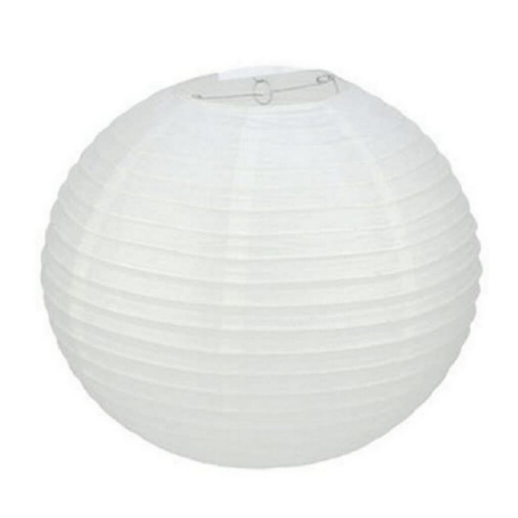 White Round Decorative Chinese Paper Lantern