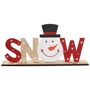 Wooden Christmas Ornaments - Decorative Xmas Pendants for Christmas Party Decorations