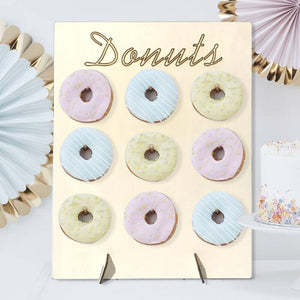 30cm x 40cm Wooden Donut Wall Stand for Wedding