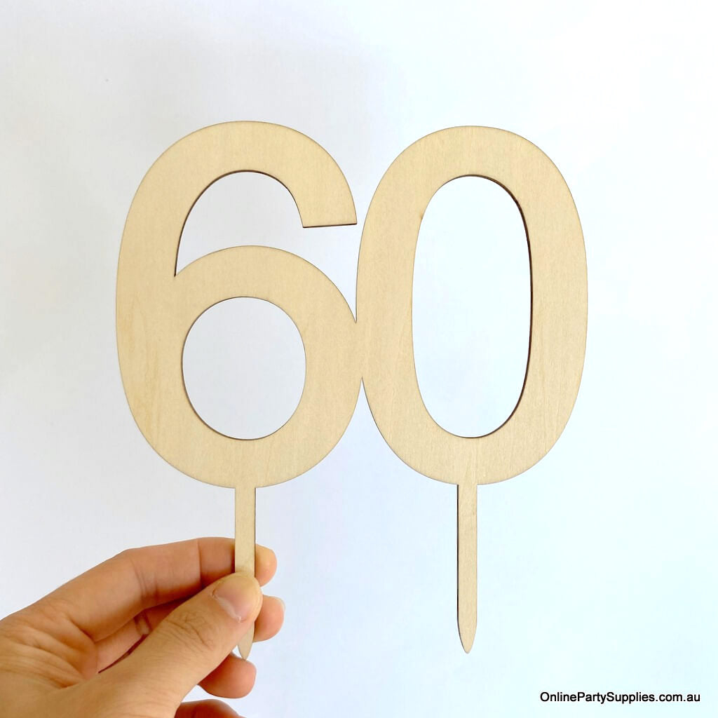 60 (sixty) and fabulous - Cake Toppers