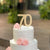 Wooden number 70 Cake Topper happy seventy 70th birthday celebrations