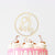 Wooden Oh Baby Loop Cake Topper - Baby Shower, Gender Reveal Laser Cut Script Cake Topper