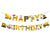 Yellow Construction Vehicle Themed Happy Birthday Paper Banner