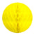 Decorative Yellow Paper Honeycomb Ball