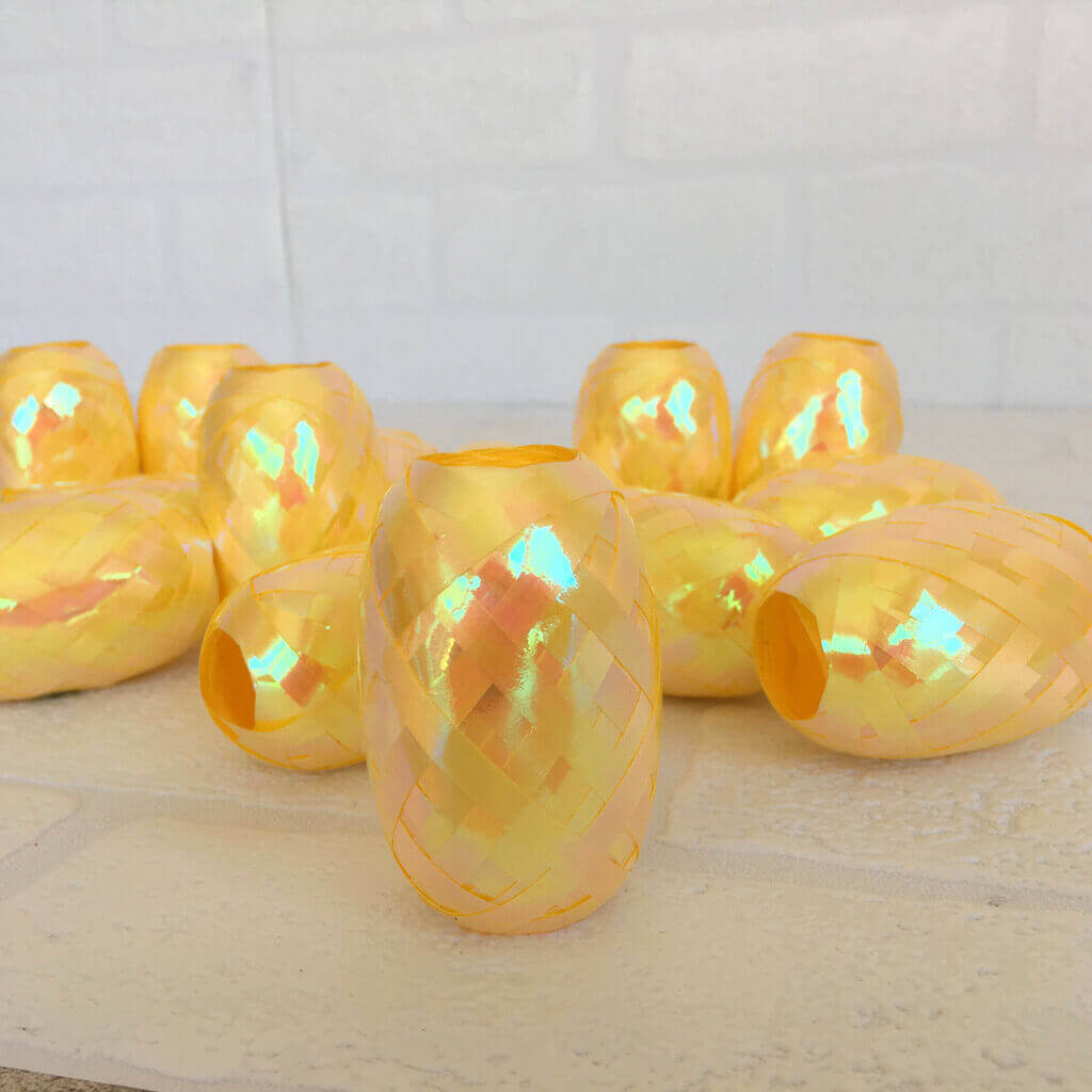 Metallic Yellow Curling Ribbon Egg - 5mm*10m